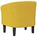 Poltrona Cabriolet Gialla in Velluto - Foto miniatura 5