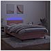 Letto a Molle con Materasso e LED Rosa 120x190 cm in Velluto - Foto miniatura 4