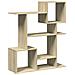 Libreria Divisorio Rovere Sonoma 92x29x112 cm in Truciolato - Foto miniatura 7