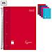 Pack 5 Unità Quaderno Extradura A4 120 Fogli Quadrati - Foto miniatura 1
