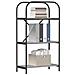 Libreria Grigio sonoma 60 x 30 x 109 cm Legno multistrato - Foto miniatura 3