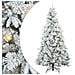 Albero di Natale Artificiale con Rami Pieghevoli Bianco 240 cm - Foto miniatura 1
