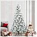 Albero di Natale Artificiale con Rami Pieghevoli Bianco 240 cm - Foto miniatura 2