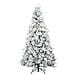 Albero di Natale Artificiale con Rami Pieghevoli Bianco 240 cm - Foto miniatura 3