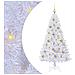 Albero di Natale artificiale Bianco 150 cm PVC e Acciaio - Foto miniatura 1