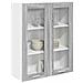 Armadio pensile con porta Riga Grigio Sonoma 80 x 31 x 100 cm - Foto miniatura 3