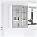 Armadio pensile con porta Riga Grigio Sonoma 80 x 31 x 100 cm - Foto miniatura 4