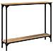 Tavolo consolle Rovere artigianale 101 x 23 x 15,5 cm - Foto miniatura 7