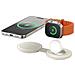 Caricatore Wireless 2-in-1 Compatibile Qi2 15w Modello Onthego Pieghevole, Beige - Foto miniatura 5