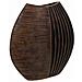 Vaso In Poliresina Marrone 29,5x10,5x29,5h - Foto miniatura 5