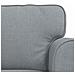 Divano 2 pcs Grigio chiaro 155 x 82 x 80 cm Tessuto - Foto miniatura 6