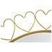 Specchio Da Parete Hearts Con Cornice Dorata A Cuori - Foto miniatura 3