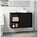 Armadio Bagno In-between Rovere Nero 30 x 35 x 50 cm - Foto miniatura 2