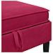 Pouf con Storage Rosso Vino Velluto - Foto miniatura 7