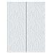 Mobiletto a muro Bianco 66 x 34,5 x 90 cm Legno ingegnerizzato - Foto miniatura 3