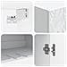 Mobiletto a muro Bianco 66 x 34,5 x 90 cm Legno ingegnerizzato - Foto miniatura 6