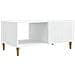 Tavolino da salotto Bianco 90 x 50 x 40 cm Legno ingegnerizzato - Foto miniatura 1