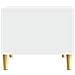 Tavolino da salotto Bianco 90 x 50 x 40 cm Legno ingegnerizzato - Foto miniatura 5