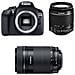 EOS 1300D Kit EF-S 18-55mm f / 3-5-5.6 IS II + EF-S 55-250mm Sensore CMOS 18 Mpx Display 3" Filmati Full HD Wi-Fi NFC  - Foto miniatura 2