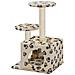 Albero Per Gatti E Tiragraffi Sisal 60 Cm Zampe Stampate Beige - Foto miniatura 4