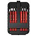 43153 TORX elettrico 6-TLG. Nella scatola slimBit Bit Set rosso - Foto miniatura 1