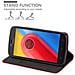Custodia Compatibile Con Motorola Moto C In Rosso Mela - Coperchio Protettiva Con Chiusura Magnetica, Funzione Stand E Tasca Per Le Carte - Foto miniatura 2