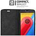 Custodia Compatibile Con Motorola Moto C In Rosso Mela - Coperchio Protettiva Con Chiusura Magnetica, Funzione Stand E Tasca Per Le Carte - Foto miniatura 4