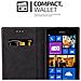 Custodia Compatibile Con Nokia Lumia 925 In Oro Rosato Nero - Coperchio Protettiva Con Chiusura Magnetica, Funzione Stand E Tasca Per Le Carte - Foto miniatura 2