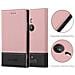 Custodia Compatibile Con Nokia Lumia 925 In Oro Rosato Nero - Coperchio Protettiva Con Chiusura Magnetica, Funzione Stand E Tasca Per Le Carte - Foto miniatura 4