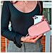 Pochette Celly Universale Modello Venere In Simil Pelle Rosa Cipria - Foto miniatura 3