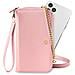 Pochette Celly Universale Modello Venere In Simil Pelle Rosa Cipria - Foto miniatura 1