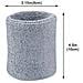 Sweatband Polso Sweatband 2 Pack 4 Pollici Sport Parasudore Wristband Morbido Cotone Addensare Per Tennis Ginnastica Calcio Basket Correre Sport Atletici (grigio)  - Foto miniatura 2