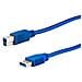 CC 302 1.5m USB A USB B Blu cavo USB - Foto miniatura 1