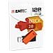 C350 Brick unità flash USB 128 GB USB tipo A 2.0 Nero, Arancione - Foto miniatura 2