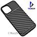 Thunder Custodia Tpu Silicone  Cover Case Per Apple Iphone 12 Pro Max Black - Foto miniatura 1