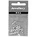 10 Portaorecchini Pendenti 18 Mm - Argento - Foto miniatura 1