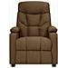 Poltrona Alzapersona Reclinabile Marrone In Tessuto - Foto miniatura 3