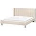 Letto Matrimoniale Bouclé Beige 180 X 200 Cm Villette - Foto miniatura 5