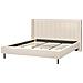 Letto Matrimoniale Bouclé Beige 180 X 200 Cm Villette - Foto miniatura 6