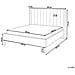 Letto Matrimoniale Bouclé Beige 180 X 200 Cm Villette - Foto miniatura 7