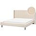 Letto Matrimoniale Bouclé Beige 180 X 200 Cm Villette - Foto miniatura 8