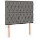 Giroletto A Molle Con Materasso Grigio Scuro 90x190 Cm Tessuto - Foto miniatura 5