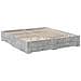Giroletto Cassetti Grigio Cemento 180x200 Cm Legno Multistrato - Foto miniatura 3