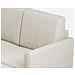 Divano Karay 2 Posti (due Sedute Da 60cm) + Pouf Misure Esterne L. 138 P. 155 Colore Latte - Foto miniatura 2