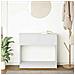 Tavolo Consolle con Cassetti Bianco 85,5x38,5x74,5 cm - Foto miniatura 2