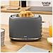Ta1166gry Nordic Tostapane A Fessura Larga A 2 Fette, 6 Livelli Di Tostatura, Pinze 870w Grigio - Foto miniatura 4