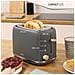 Ta1166gry Nordic Tostapane A Fessura Larga A 2 Fette, 6 Livelli Di Tostatura, Pinze 870w Grigio - Foto miniatura 9