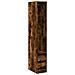 Armadio Rovere Fumo 30x50x200 Cm In Legno Multistrato - Foto miniatura 2