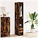 Armadio Rovere Fumo 30x50x200 Cm In Legno Multistrato - Foto miniatura 3
