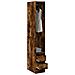 Armadio Rovere Fumo 30x50x200 Cm In Legno Multistrato - Foto miniatura 1